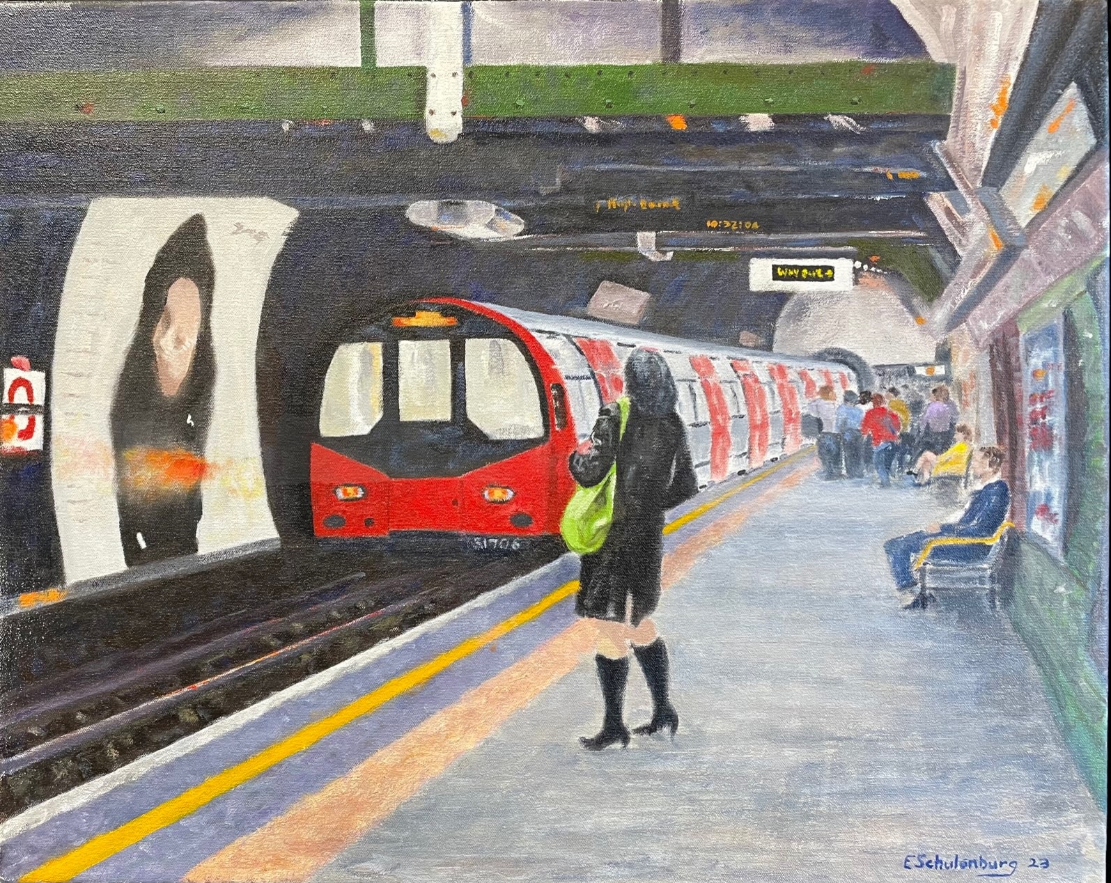 painting of the underground