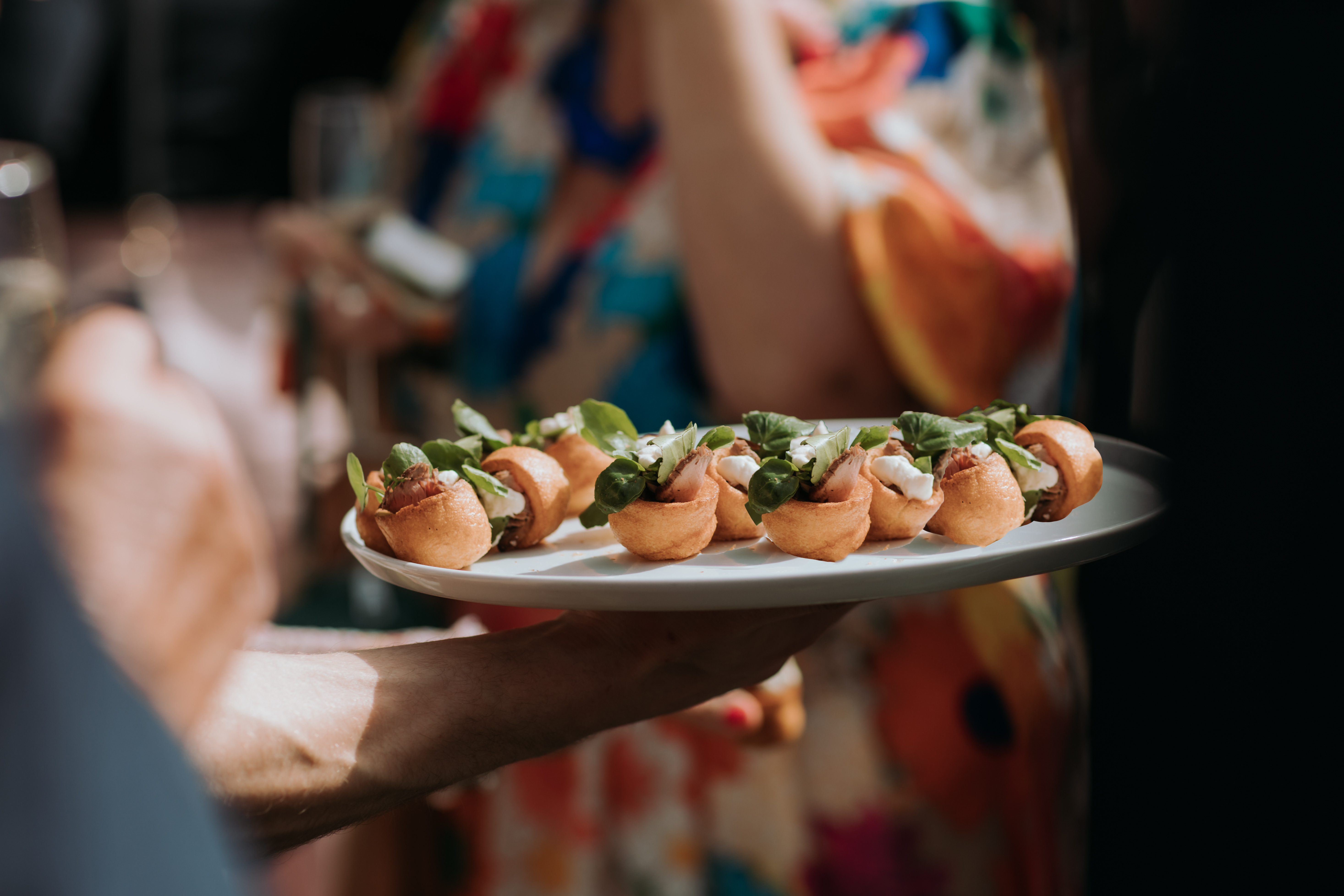 Canapes by Pink Food  Photo credit: Isabelle Elliott Photography