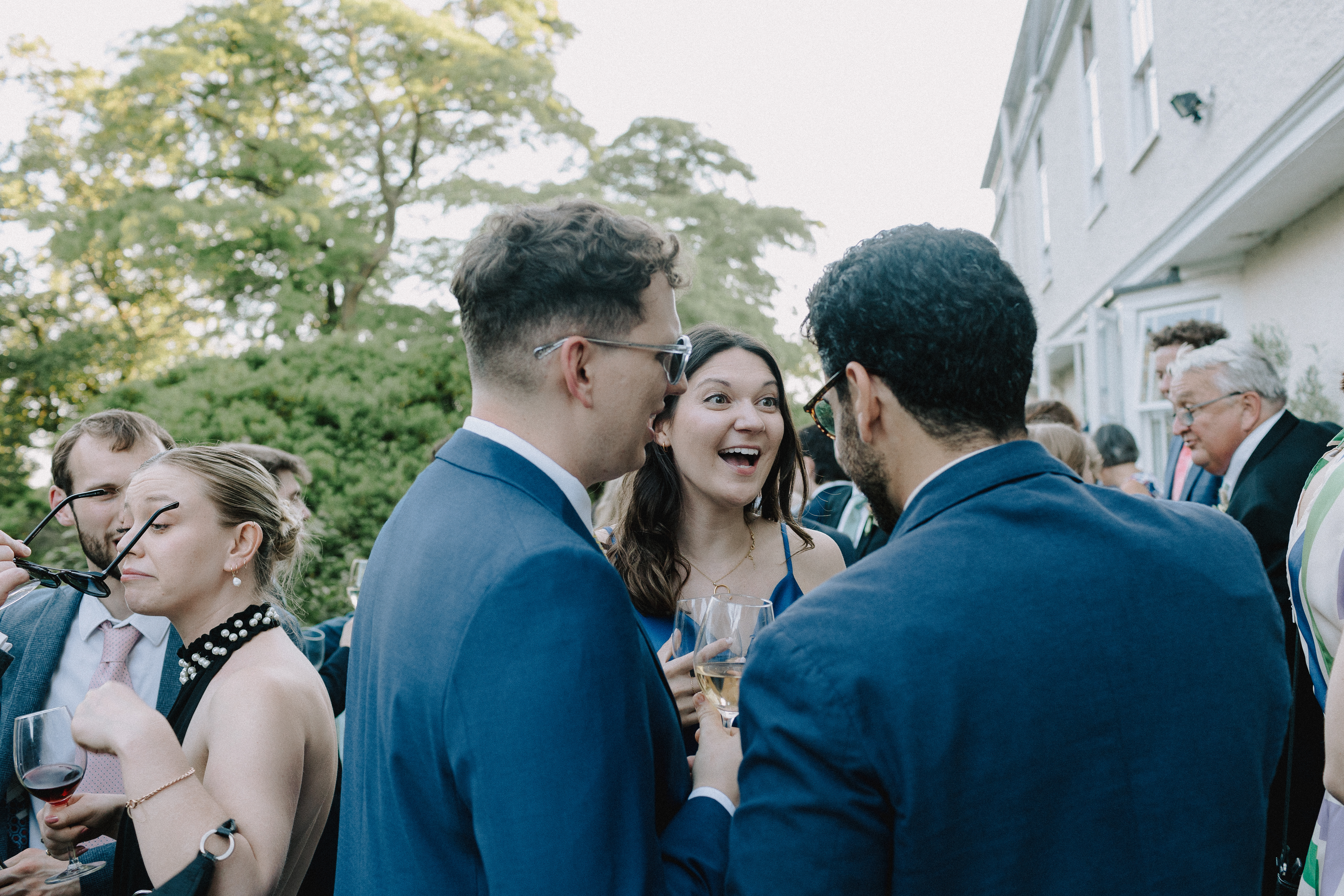 Drinks on side terrace  Photo credit: Alexander Stevens Photography 