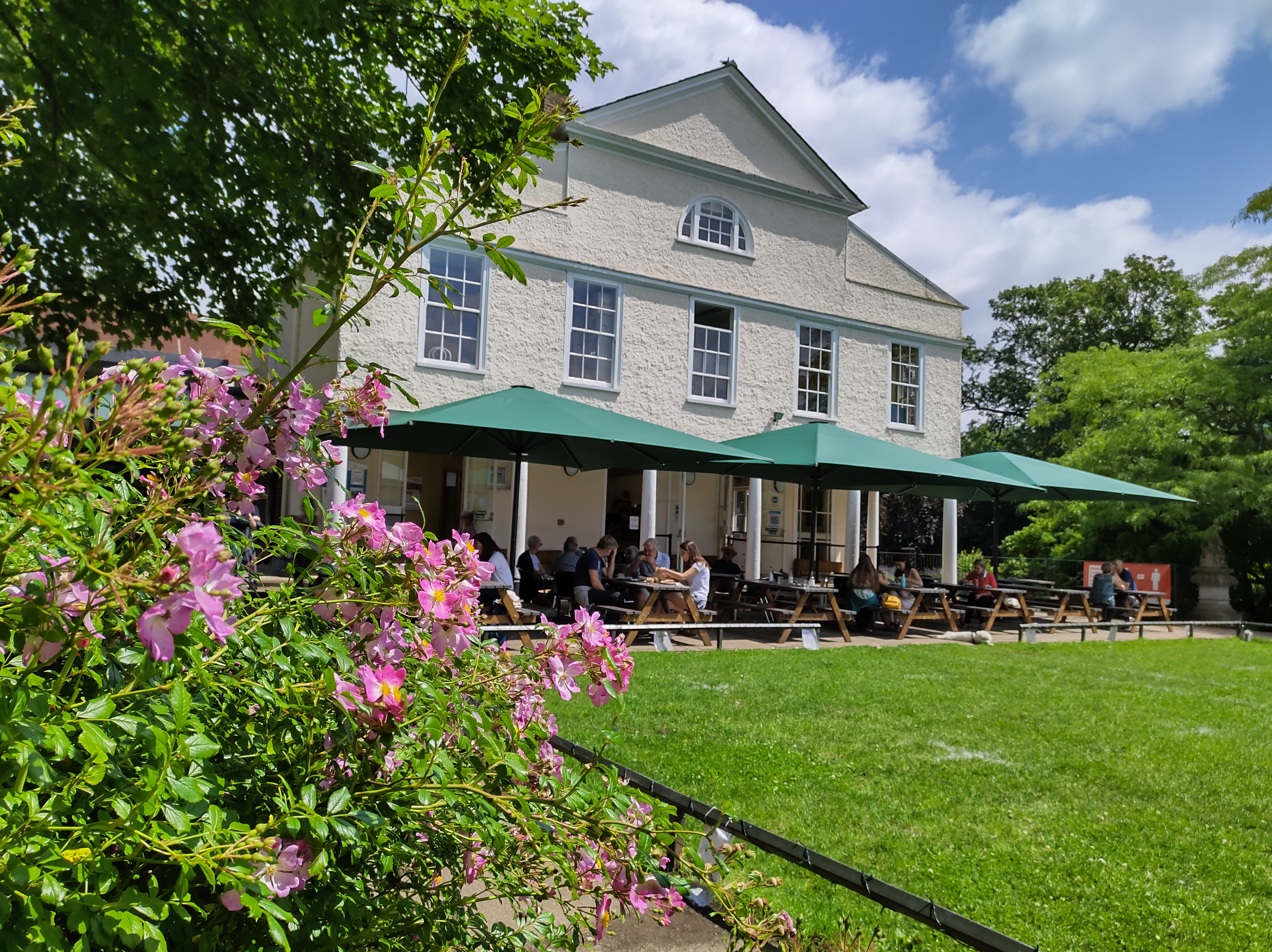 outside of café, back of Lauderdale House