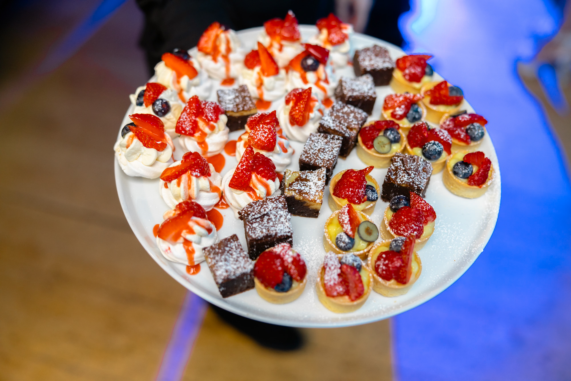 Dessert platter by Pink Food  Photo credit: ST Events