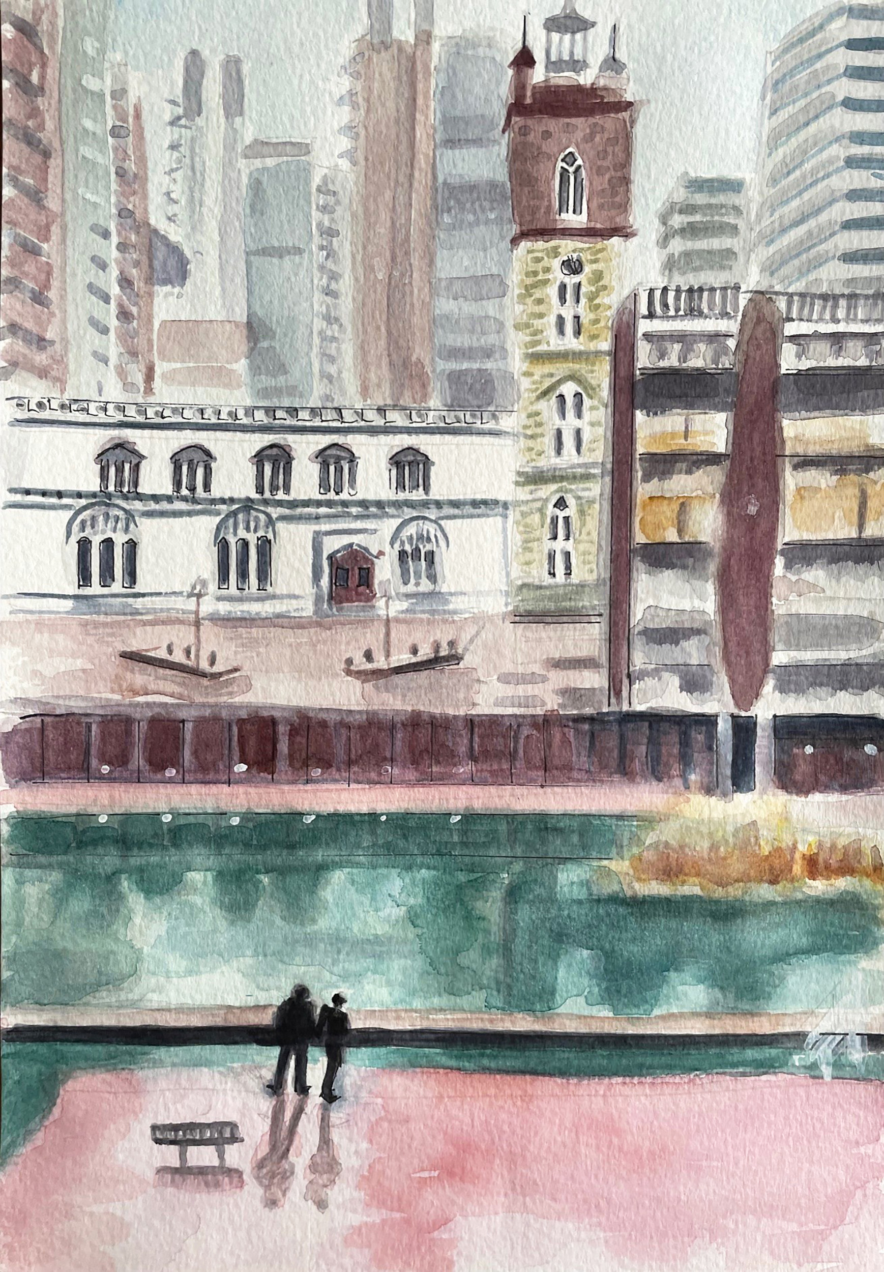 'View from Barbican' by Maggie Pettigrew