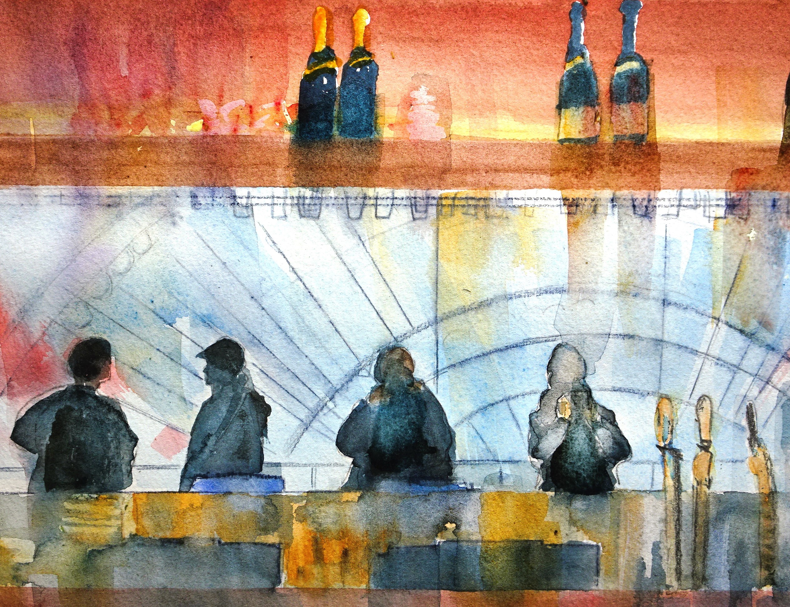 'Bar at the Royal Opera House' by Chris Baker