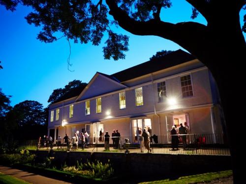 lauderdale house side terrace at twilight